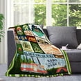 thumbnail image 2 of Yibo Big Foot Sasquatch Gifts Blanket Flannel Soft and Comfortable Anti-static Bed Sofa Blanket, 2 of 7