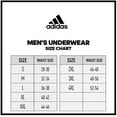 thumbnail image 4 of Adidas Men's Performance Boxer Brief Underwear (3-Pack) - Grey/Black/Royal, 4 of 4