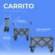 thumbnail image 4 of Carrito Vagon Plegable Multiusos con Estructura de Acero Reforzado y Ruedas para Exterior Resistentes - Carro Vagon Portatil Transportador hasta 100 Kg Azul Grisaceo, 4 of 9