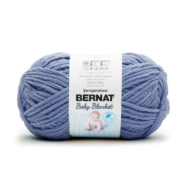 Bernat® Baby Blanket™ Yarn, Polyester #6 Super Bulky, 10.5oz/300g, 220 Yards