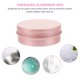 thumbnail image 3 of Rose Gold Aluminum Spiral Lid Box for Travel Storage 20Pcs Cream Holders, 3 of 4