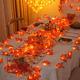 thumbnail image 4 of Guirnalda de hojas de arce de otoño, luces de hadas, cadena de luces impermeables para decoración de Halloween de Acción de Gracias, 4 of 5