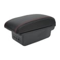thumbnail image 1 of Auto Armrest Storage Organizer Box,Car Armrest Box Black Center Console Black Box Auto Armrest Box High-End Performance, 1 of 14