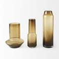 thumbnail image 2 of 16" Vintage Look Ombre Brown Glass Vase, 2 of 5