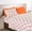Neon Orange, variant on Mocassi 6-Piece Fitted Sheet Set with Smart Pockets Moroccan Trellis Print - 1500 Thread Count, Cozy, Fade Resistant, Moroccan Trellis Sheet Set, King, Cobalt Blue