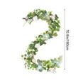 thumbnail image 3 of Twfbrm 5.9FT Flower Garland Artificial Butterfly Vines Flowers Garland for Bedroom, Greenery Hanging Flower Vines Floral Garland Decorations for Wedding Party Wall Room Decor, 3 of 7