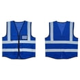 thumbnail image 5 of Handshe Men's Reflective Safety Vest with Zipper Pockets, Breathable Mesh, High-Visibility for Construction, Traffic Control and Night Work, 5 of 5