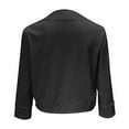 thumbnail image 2 of Vedolay Casual Tops for Women Suit Jackets for Women Casual Blazers Long Sleeve Business Lapel Collar Work Office Clothes,Black L, 2 of 4