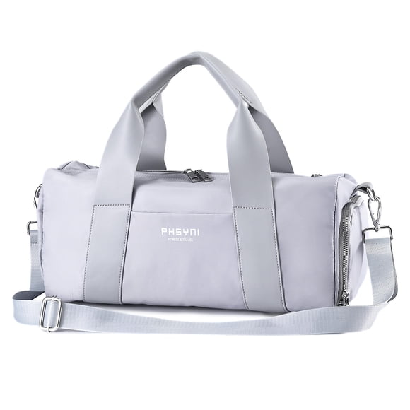 Bolsa deportiva compacta PHSYNI para mujer y hombre, 16 L, color gris