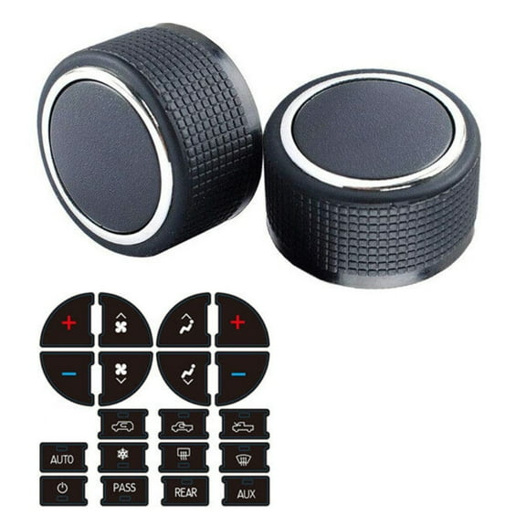 2x Rear Control Knobs Audio Radio For Escalade Enclave Tahoe Chevrolet GMC Pair TAPDRA Spare Part