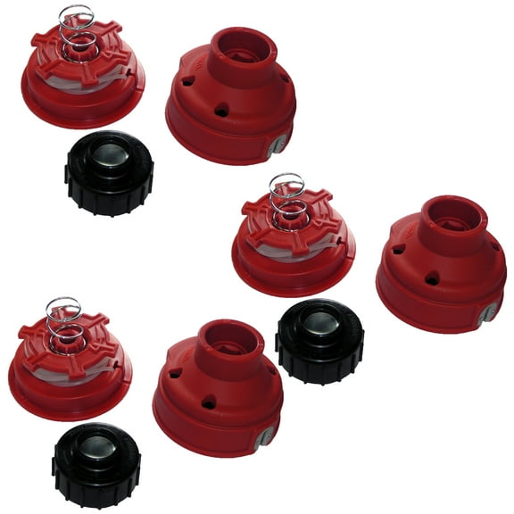 Homelite UT-21506 - UT-21907 (3 Pack) .080 Spool Assembly & Cap - 120151001-3PK