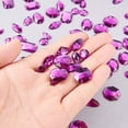 thumbnail image 5 of 70pcs 7 styles Taiwan Acrylic Faceted Rhinestone Links Flat Back Sew On 2-Hole Rhinestones For Jewellery Making Dress Decorations Garment Accessories Purple Acrylic Rhinestone, 5 of 8