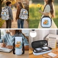 thumbnail image 3 of Aplkyhs Cute Capybara School Backpack Set 4Pcs with Lunch Box Pencil Case Water Bottle Holder with Strap Portable Lunch Bag for Elementary Primary Middle School Bookbag, 3 of 7