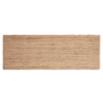 thumbnail image 3 of · REDEARTH · Rectangular Area Rug - 2'x6' Braided Natural Jute with Non-Skid Backing - Handwoven Boho Rug for Bedroom, Kitchen, Living Room - Farmhouse Aesthetic Home Decor - Durable Handmade Rug, 3 of 8