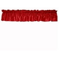 thumbnail image 3 of pintuck taffeta window valance 52 wide red, 3 of 3