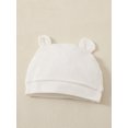 thumbnail image 4 of NZRVAWS Newborn Baby Girl Outfit Set 3 Months Long Sleeve Ribbing Top with Pants Set and Hat 6 Months Baby Girl Clothes, 4 of 9