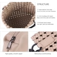 thumbnail image 6 of Woven Tote Bags for Women Hollow out Handmad Woven Leather Shoulder Bag Top-handle Purse Shopper Bag Beach Bag, 6 of 6
