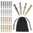 thumbnail image 1 of Pinzas Cribbage NQEUEPN de metal, 24 unidades para agujeros de 1/8 pulgadas con bolsa, 1 of 6