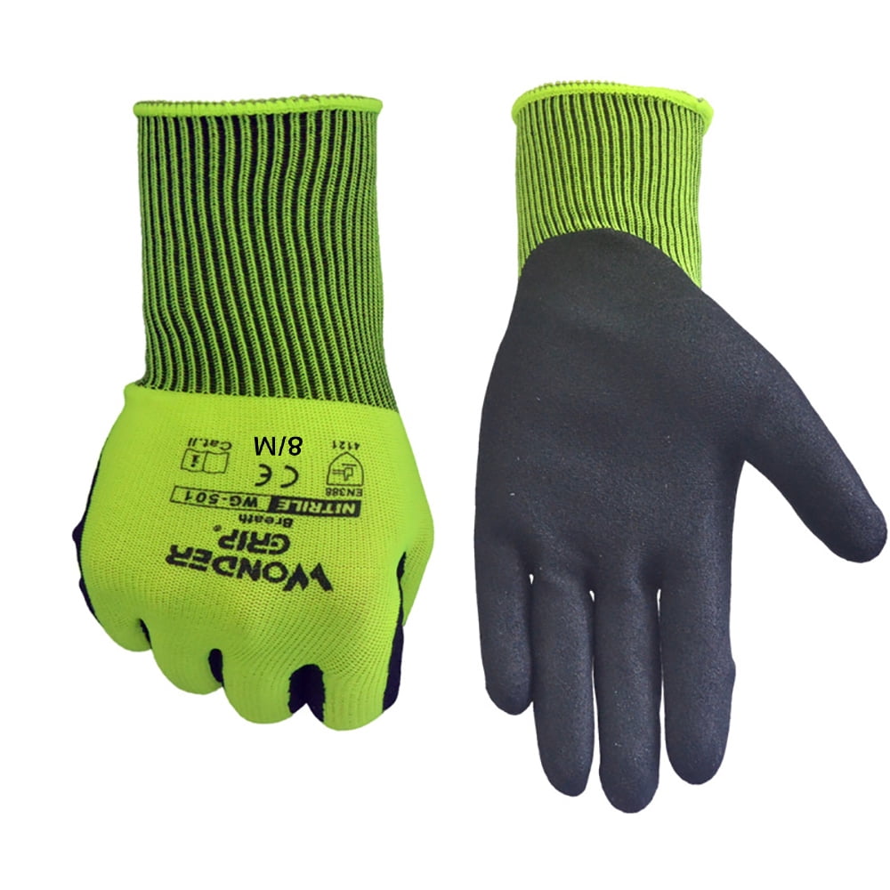 Better Grip BGS-GNBB Bamboo Working Gloves for Men and Women Sensitively Work Gl 
