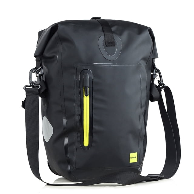 Alforja para bicicleta 25L Bicicleta para bicicletas a prueba de agua Rack trasero Bolsa Pannier Cic Rhinowalk Alforja para bicicleta