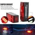 thumbnail image 4 of Supsupsiu 2Pcs LED Waterproof Red Trailer Boat Rectangle Stud Stop Turn Tail Lights Set, 4 of 7