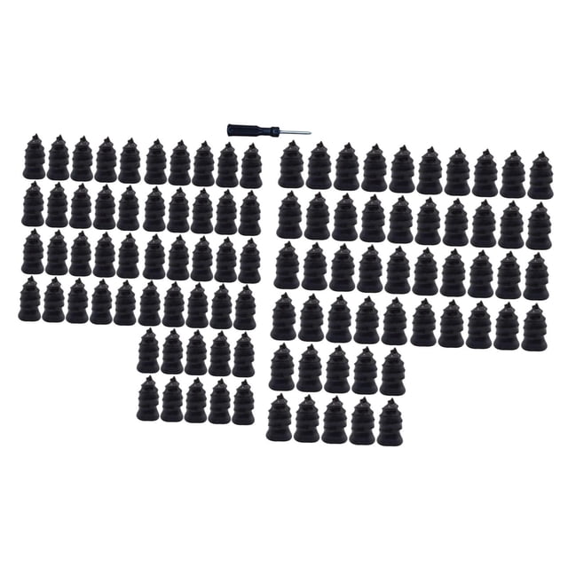 Colaxi Tire Repair Nails, Tire Repair Plugs, Premium, Replacement, Tires Quick Puncture Repairs Tools, Spiral Nails for Motorcycle 50 Large 50 Small