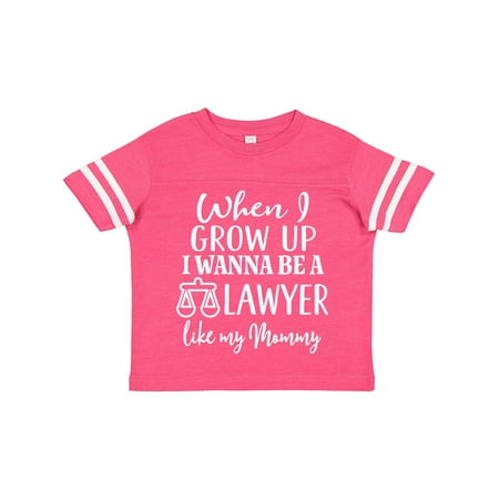 

Inktastic Future Lawyer Like Mommy Gift Toddler Boy or Toddler Girl T-Shirt