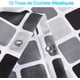 thumbnail image 3 of Cortina de ducha con estampado de mosaico, tejido de poliéster impermeable con ganchos, antimoho y antibacteriano para baño (180x200cm, gris (mosaico)) Fokelyi WLJ-3597, 3 of 4