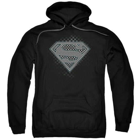 Superman - Checkerboard - Pull-Over Hoodie - XX-Large
