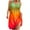 Green, variant on Honeeladyy Womens Summer Printed Sleeveless Mini Sundress A Line Wide Strap Beach Dresses Green XL