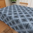 thumbnail image 5 of Nanqianyi Vintage Bule Flower Geometric Patterns Table Cover,70x52 Inch,Stain Resistant Easy Clean For Kitchen Dining, 5 of 7