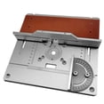 thumbnail image 2 of Aluminium Router Table Insert Plate Electric Wood Milling Flipboard Miter Gauge Tenon Set ,High Precision, 2 of 6