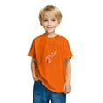 thumbnail image 4 of T-shirts Graphiques pour Fille à Imprimé Floral, Manches Courtes, Col Rond, Hauts, 4 of 6