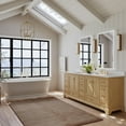 thumbnail image 2 of Audrey 84 in. Bath Vanity Set in Oak with White Quartz Top and Undermount Basin, 2 of 10