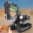 thumbnail image 2 of Fridja Large Remote Control Alloy Excavator Toy with 800mAh Battery, 2.4GHz RC Construction Vehicle, 2 of 7