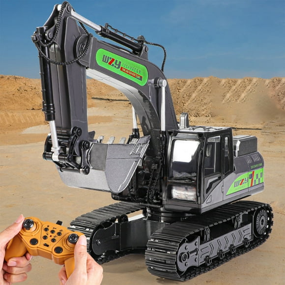 Hxlamzoo Kids Toys Excavator Boys Building Toys Excavator Toy with Metal Shovel and Lights Excavator Toy for 3-5 4-7 8-12 Year Old Boys 2024 Birthday Gift Toys Clearance Sale