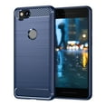 thumbnail image 1 of PANDACO Navy Brushed Metal Case for Google Pixel 2 XL, 1 of 4