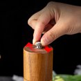 thumbnail image 4 of Molinillos de sal y pimienta recargables ajustables para un grosor personalizado, hechos de madera maciza con núcleo de cerámica/acero inoxidable, de 8" cada uno. JM, 4 of 5