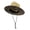 Golden Glyphs, variant on Unisex Wide Brim Straw Lifeguard Hat – Channel Island Sun Hat with Chin Strap for Men & Women