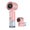 Pink, variant on Bxaolu Portable Misting Fan, 180° Foldable Handheld, 100 Speed USB Rechargeable, Spray Water Mist with LED Digital Display, Mini Hand Cooling Fans for Travel, Hiking, Concert, Outdoor (Pink)