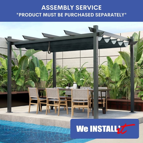 Home Installation Service - Metal Pergola Assembly (11 to 13 ft, Determined by Longest Side)