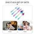 thumbnail image 4 of Monyance stainless steel dinnerware Colorful Stainless Steel Cutlery Set for 4 - Rainbow(9.06X0.71X0.39Inches), 4 of 10