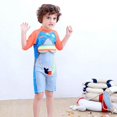 thumbnail image 3 of Traje de baño para niños Traje de baño de una pieza para niños Protección Tiburón Naranja XXL Zulema Traje de baño para niños, 3 of 8