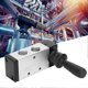 thumbnail image 4 of Pneumatic Air Valve Hand Pull Lever Control Switches 4H310?10 0-0.8Mpa PT3/8in PT1/4in, 4 of 4