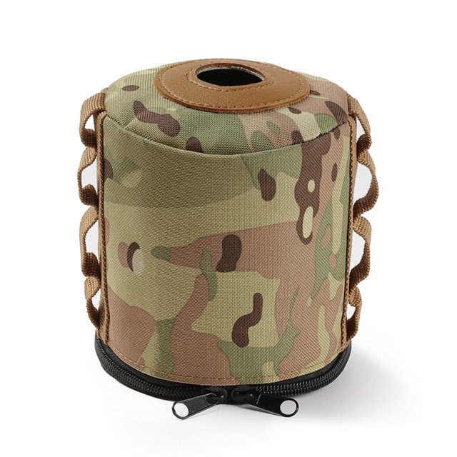 Can Cover Camping Outdoor Bottle Protector Sleeve Oxford Cloth Portable Tissue Box with Side Strap