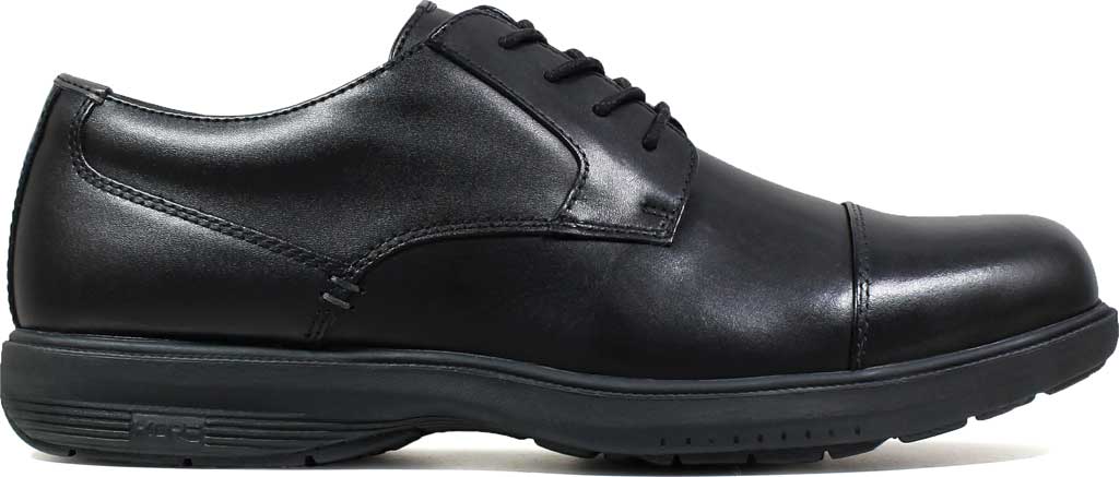 Men's Nunn Bush Melvin St. Cap Toe Derby Shoe Black Leather 12 M - image 2 of 7