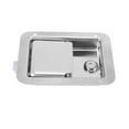 thumbnail image 5 of Hardware 4 Pack Stainless Steel Paddle Latch with Lock & Key - Single Point Handle for Door Trailer RV, 5 of 8