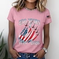 thumbnail image 5 of NMMUED 4th of July Shirts Women Patriotic 250 Years of Freedom Usa Flag Graphic Tee 1776 2026 Independence Day Summer Casual Apparel Pink XXL, 5 of 6