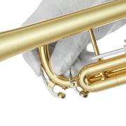 Ashthorpe Standard Bb Trumpet for Students and Beginners, Gold Lacquer Finish