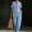 Light Blue, variant on Linen Sets for Women 2 Piece Summer Sets Two Piece Sets for Women Dressy Classy Outfits for Women Dressy Outfits for Women Wide Leg Pants Sets for Women Dressy Matching Lounge Sets